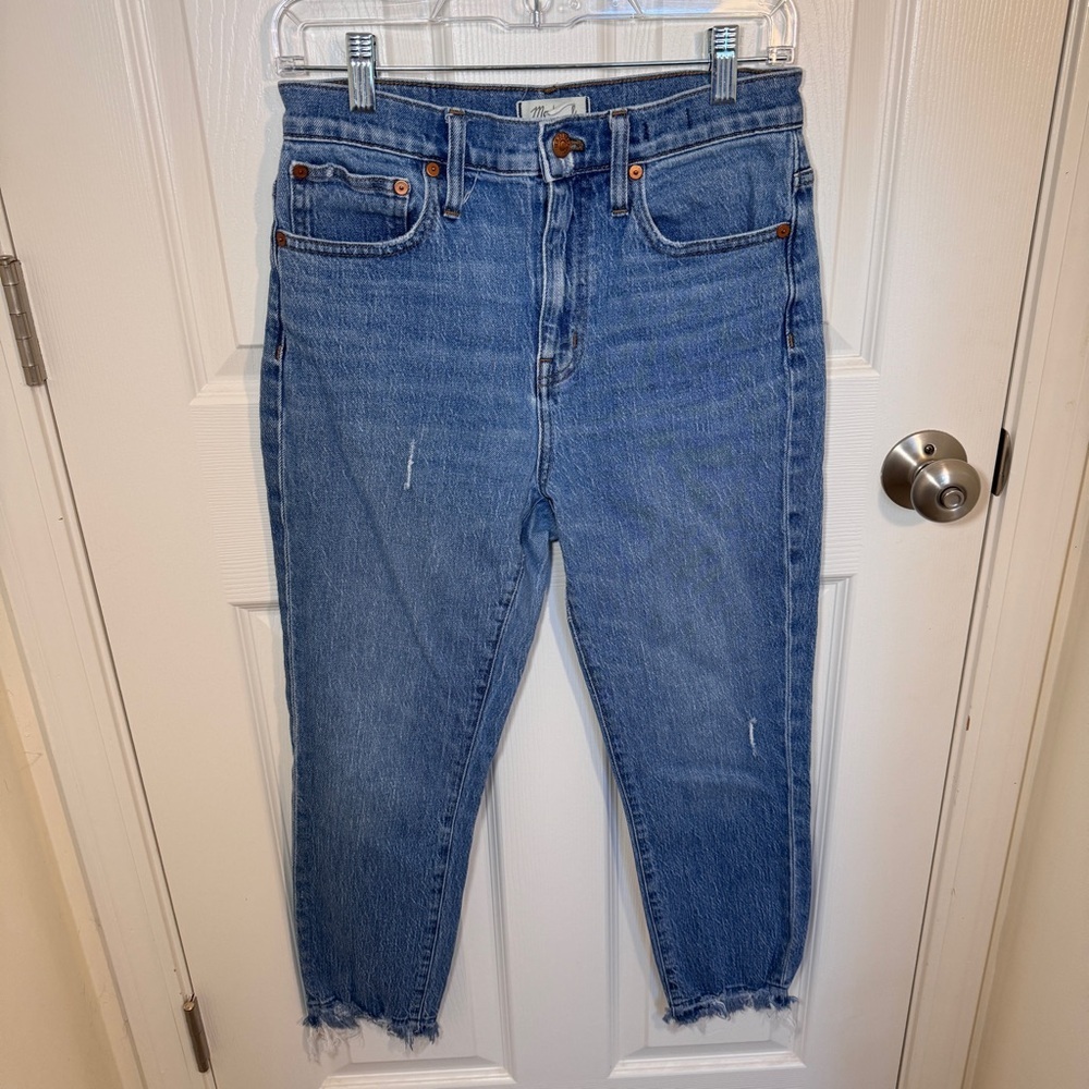 Madewell High Rise Slim Crop Boy Jean